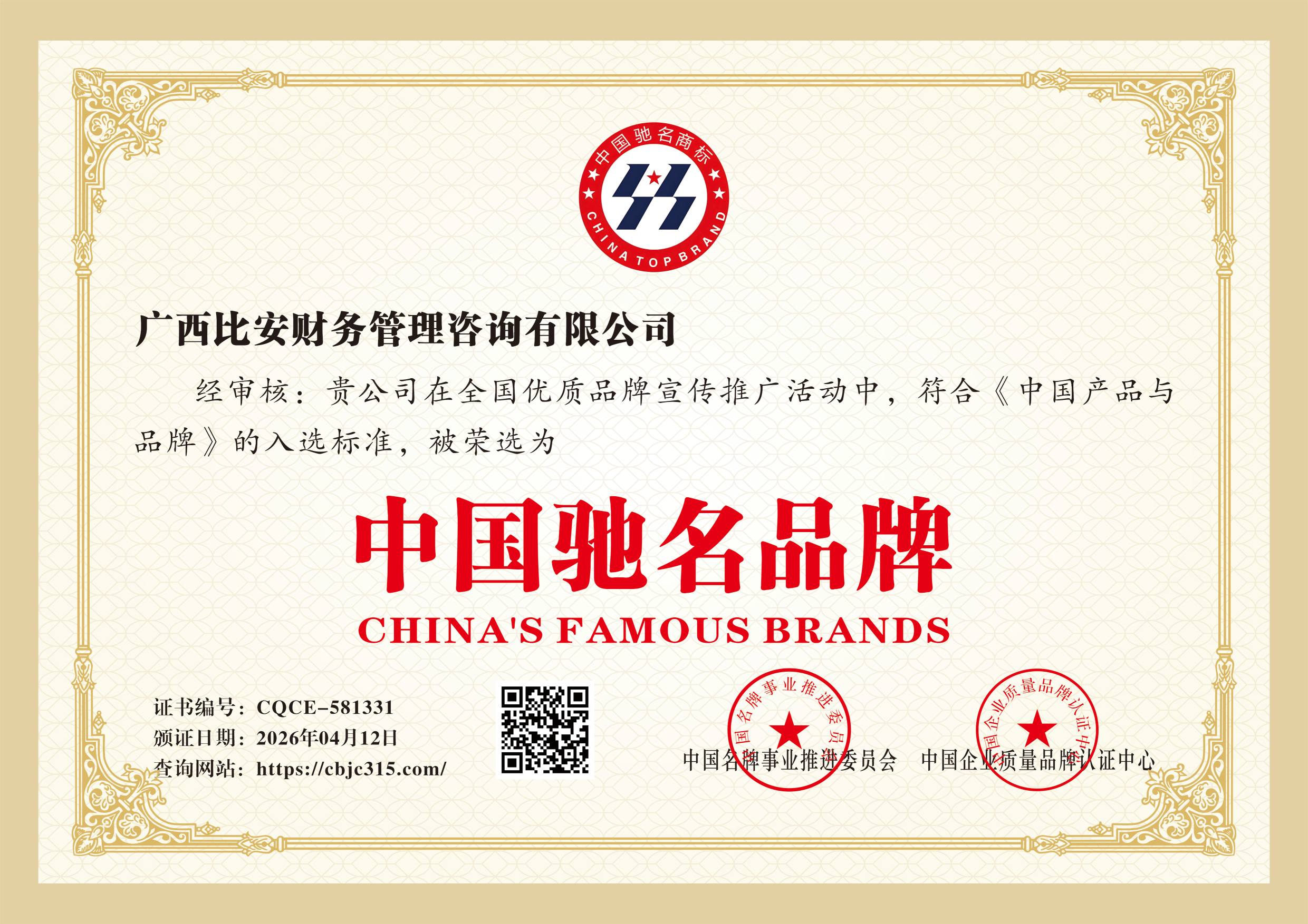 广西比安财务管理咨询有限公司